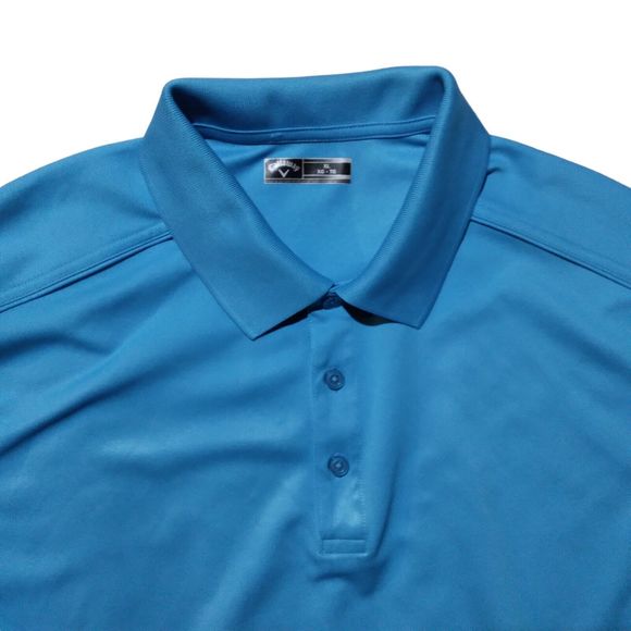 Callaway golf polo shirt mens XL Xlarge blue short sleeve mercy health - Picture 2 of 10